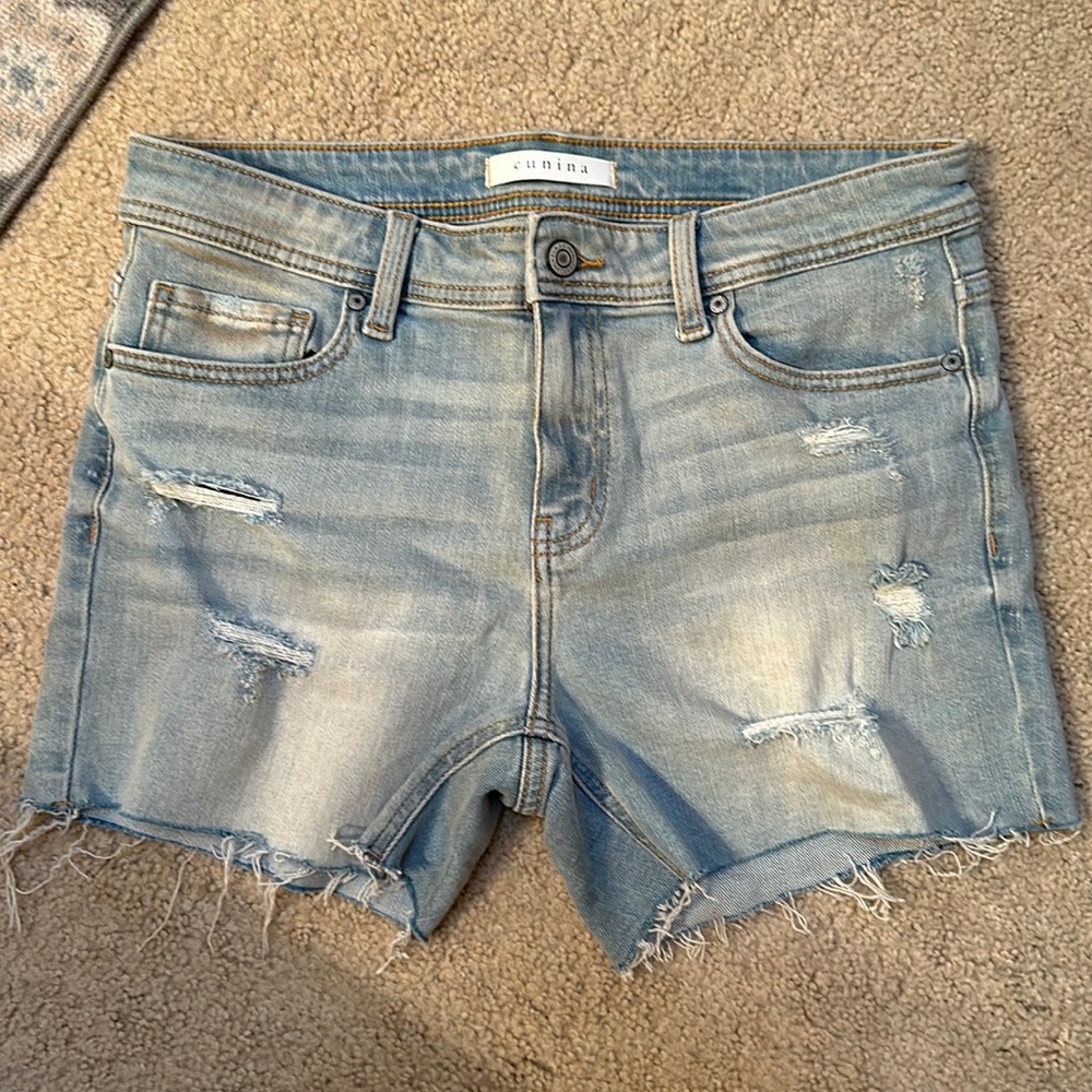 Eunina Riley Mid Rise Mid Thigh Shorts